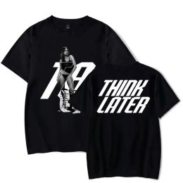 Tate McRae Think Later Album Tour Merch T-shirt a maniche corte Donna Uomo T-shirt grafica estetica T-shirt in cotone Abbigliamento streetwear