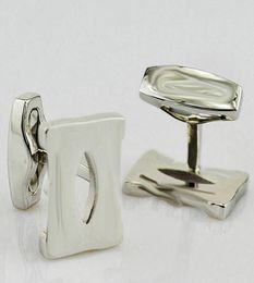 4 Color Luxury Cufflinks Olive shape Style Shirt CuffLinks Business Jewelry Fashion Copper Cuff Links6626365