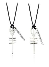 Necklaces Fashion 21 Twenty One Pilots Rock Band Skeleton Pendants Cord Bff Friends Necklace Punk Men Women Music Hip Hop Jewelr7473864