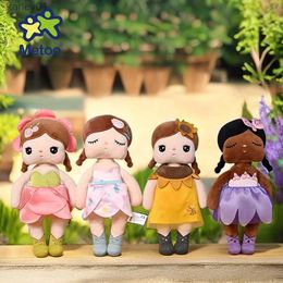 Stuffed Plush Animals Kids Toys Original Metoo 33cm Angela Doll Kaii Toy Rose Fairy Soft Gift For Boys And Girls YQ240218