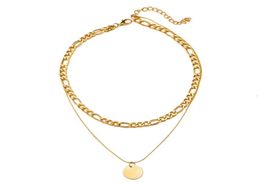 Vintage Necklace on Neck Gold Chain Women039s Jewelry Layered Accessories for Girls Clothing Aesthetic Gifts Fashion Pendant 523950213