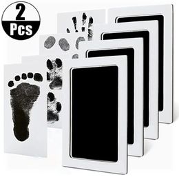 Baby Care NonToxic Handprint Footprint Imprint Kit Souvenirs Casting Infant Ink Pad Infants Clay Toy Gifts 240125