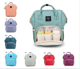 Retail 14 Colours Fashion Mummy Maternity Nappy Bag Brand Large Capacity Baby Bag Travel Backpack Desinger Nursing Bag for Baby Car6915956