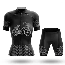 Racing Sets Bike Lover Summer Cycling Jersey Short Set Wear Gel Breathable Pad MTB Clothes Kits Clothing Road Suit