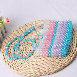 Evening Bags Fantasy Beaded Handwoven Women's Shoulder Bag 2024 Customised Summer Ins Rainbow Pearl Crystal Phone For Women