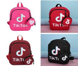 Tik Tok Backpack Girls Boys Kids Fashion School Bag Letter Printed Students Backpacks Canvas Shoulder Bags Cross Body Bags Fashion3646820