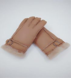 High Quality against the cold Men039s Leather Gloves Warm Gloves Ski Travel Wool Gloves 7983606