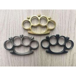 Four Finger Self Designer Defence Buckle Tiger Hand Support Fist Zinc Alloy Material Sturdy and Wear Resistant Little Ghost l UYW3