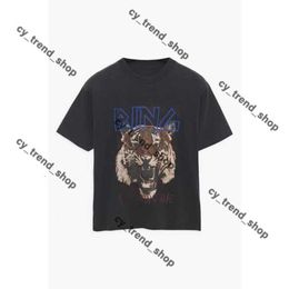 24ss AB Designer Fashion T-Shirt Anines Bing Sweatshirt Slim Classic Style vorne hinten bedruckter Buchstabe T-Shirt Baumwolle Damen Rundhals Annie Bing T-Shirt Tops Anime Polo 870