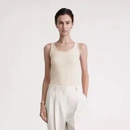 Women's Tanks 2024 Summer Style Cotton Stretch U-neck Multi-color Vest Slim Fit Women Tops