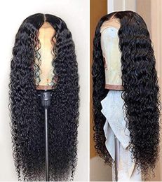 2020 Brazilian Water Wave Lace Wig With Baby Hair Arabella 180 Density PrePlucked For Women Remy Human Hair Wigs 4X4 Lace Closure 1514926