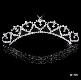 Most Popular Alloy Shining Crown Wedding Bride Tiaras Fashion Crowns For Bride9204280