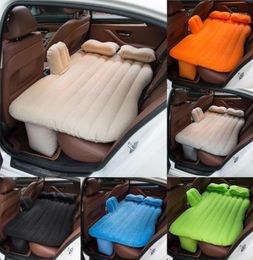 Multi functional Inflatable Car Air Mattress Camping Inflation Bed Travel Air Bed Car Back Seat Outdoor Camping Mat CushionYL116869620