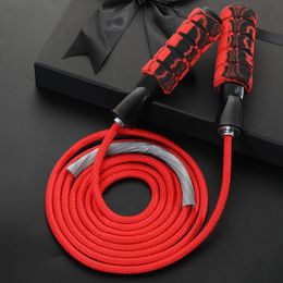 Fitness Jump Rope Adjustable Length Segmented Soft Beaded Skipping Rope for Kids Man Women 240125