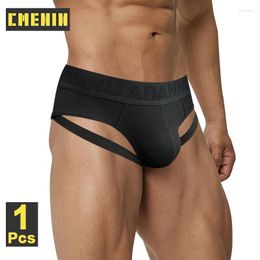 Underpants CMENIN Sexy Cotton Mens Sports Fitness Briefs Underwear Male Panties Men Slip Gay Jockstrap Homme Bikini