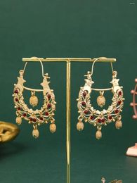 Dangle Earrings Gold Colour Moroccan Luxury Wedding Drop For Women Fashion Hedgehog Shape Party Jewellery French Hook Earring