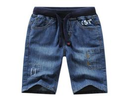 Shorts 2021 Summer Children Jeans Fashion Toddler Clothing Kids Letter Leisure Denim For Boys 100160 Cm Dwq6842513384