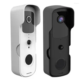 Doorbells RISE-160Degree Wide-Angle Lens Video Doorbell Sync Module 2 Two-Way Audio HD Motion And Chime App Tuya Smart