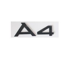 Gloss Black " A 4 " Trunk Rear Letters Badge Emblem Emblems Sticker for A48204274