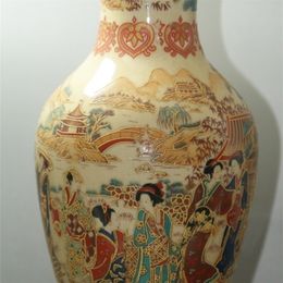 Fine Old China porcelain painted Old Glaze porcelain Vases Collectible porcelain painted Vases LJ201209207L