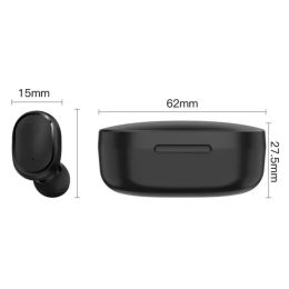 TWS E6S Bluetooth Earphones Wireless bluetooth headset Noise Cancelling Headsets With Microphone Headphones For Xiaomi Redmi waterproof headphones