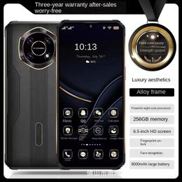 All Netcom Water Drop Large Screen 5G High-End Business Ultra-Long Standby Elderly Android Military Tri-Proof Smart Phone