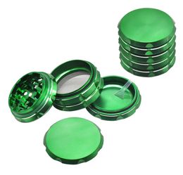 Multi Use Aircraft Aluminum Tobacco Herb Crusher 60 MM 4 Layers Metal Spice Muller Tobacco Herb Grinder Three Color Select4242445