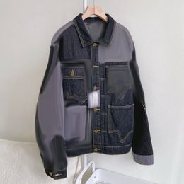 Mens jacket Nigo human classic paris fashion designer Denim jacket Hot couple jackets