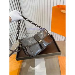 Luxurys diane Beach Totes Bag Designer Pillow Bag Purses Women Crossbody Cosmetic Bag Transparent Box Pvc Jelly Clear Handbag Card Bag Coin Wallet Pouch