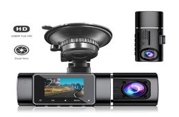 Full HD 15 Inch Front and Rear Car DVR Dual Lens Loop Recording Gsensor Mini Cameras Dash Camera Recorder H190 plus1393472