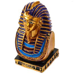 Garden Decorations Office Decor Egyptian Pharaoh Statue Aquarium Figurine Desktop Adornment