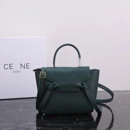 Luxus-Handtasche, Gürtel, Nano, Designer-Tasche, hochwertige Pochette, Damen-Geldbörse, Damen-Tragetasche, modische Umhängetasche, echtes Leder, Umhängetasche, Clutch-Riemen, Mann, grüne Damentaschen