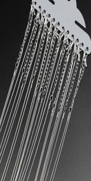 16 Inch 1.2mm Lobster Clasp Claw Necklace Chains For Diy Jewelry Findings Accessories Gold Silver White K 12pcs/Pack3999954