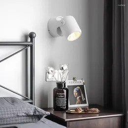 Wall Lamp Modern Minimalist LED 350° Rotation 90° Folding For Bedroom Reading Beside Living Room Lights Home Decoration