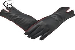 Latest high quality sheepskin winter lady fashion sheepskin leather gloves women genuine leather mittens female5450868