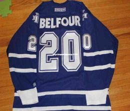 Cheap Custom Vintage 2002 Jersey Ed Belfour Rare Mens Personalized Stitching Jerseys9836204