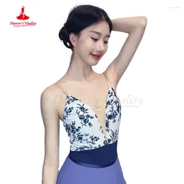 Stage Wear Ballet Dance Leotard For Women Exam BodySuit Practise Sleeveless One Piece Top Colourful Gymnastics Suit Performance Leotards