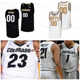 Cody Williams Bangot Dak Courey Anderson Jr. Jersey Custom Ed Mens Youth Tristan Jackson Greg Gerhardt Colorado Buffaloes Basketball Jerseys