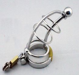 Adult Device Gay Fetish Sex Supplies Stainless Steel Male Cock Cage RACK Penis ring cb 3000 man in metal cb30007229569