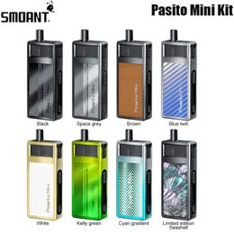 Original Smoant Pasito Mini Kit 1100mAh Battery 30W Vape with 3.5ml Pod Cartridge Fit P-1 P-3 P Coil E Cigarette Vaporizer