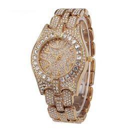 Malishi men's watch is a hot selling high-end fashion diamond inlaid waterproof leisure fine steel quartz watch