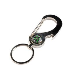 Usage Bottle Opener Men's Fashion 3D Cute Metal Clasp Pendant Ring Key Keychain Keyfob1262834