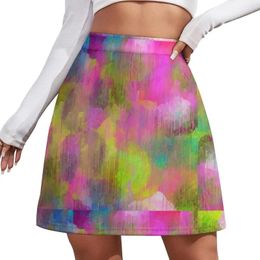Skirts Fragmented Florals Mini Skirt Kawaii Novelty In Clothes Dresses