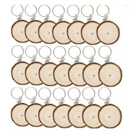 Storage Bottles 20 Pack Unfinished Wood Slices Keychain Blank Hand-Painted Wooden Creative Christmas Pendant DIY