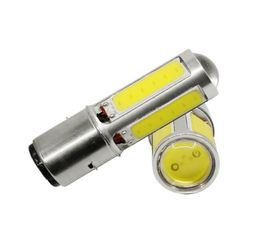 2X Factory directly White Lighting DC12V 25W DRL BA20D H6 E301 COB LED Light For Motorcycle Moped ATV Motor Bike Headlight Bulb Fo1115611