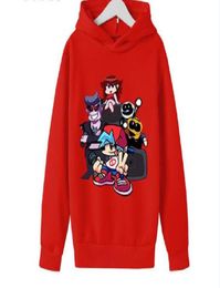 red Friday Night Funk Hoodie Popular Video Game Children039s Hoodie Autumn Winter Boys and Girls Apparel Teenager Sweatshirt fo1731116