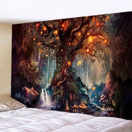 D Print Tapestry Wall Hanging Psychedelic Decorative Wall Carpet Bed Sheet Bohemian Hippie Home Decor Couch Throw 200X150CM171p