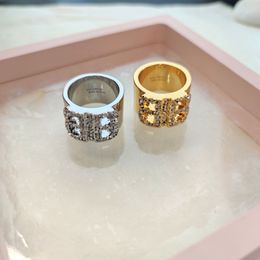 Designer Ring Mens Brand Rings Luxury Jewellery Women Fashion Letters Ring Size 6 7 8 Never Fade