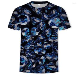 Men's T Shirts Colorful Art Summer Fashion Street 3d Graphic T-shirt Compression Custom Printing Europea