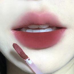 Lip Gloss Matte Lipstick Red-brown Long Lasting Mud Velvet Texture Waterproof Glaze Sexy Red Tint Makeup For Women Cosmetics